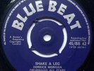 DERRICK MORGAN - Shake A Leg / Golden Rule - BLUE BEAT