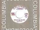 KENNY LONAS  Northern/popcorn 45  Would You Believe / Love You  (promo) - NM