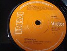 elvis presley moody blue 45 solid center centre RCA orange super rare