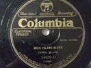LEWIS BLACK 78 Record ROCK ISLAND BLUES AND SPANISH BLUES ON COLUMBIA FROM 1929