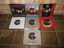 GUNS N ROSES 45 RECORD LOT 7 SINGLES ALL DIFFERENT TITLES GEFFEN