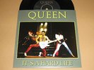 QUEEN - RARE 45 **  IT'S A HARD LIFE ** With Diff.Sleeve