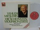YEHUDI MENUHIN violin - EMI 5LP Concertos - Brahms Bach Bruch Mozart Beet Mend