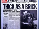 JETHRO TULL THICK AS BRICK ULTRA-RARE ORIG '72 UK CHRYSALIS WHITE 