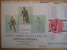 SAX 2393 UK Columbia MENDELSSOHN Midsummer Night's Dream BAKER KLEMPERER NM