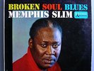 MEMPHIS SLIM BROKEN SOUL BLUES ULTRA-RARE ORIG'60 UNITED ARTISTS STEREO LP 1A/1A