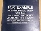 FOR EXAMPLE FMP Records RARE 3 LP BOX w/ 135 page BOOK Free Jazz EX NM Brotzmann