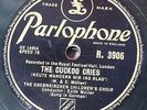 78rpm OBERNKIRCHEN CHILDRENS CHOIR the cuckoo cries / spring outside the gate