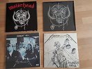 VINYL LPs METALLICA GARAGE INC ..AND JUSTICE FOR ALL MOTORHEAD NO REMORSE / same