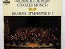 EMI CVB 2085 - CHARLES MUNCH - BRAHMS symphony no.1 ORIG STEREO LP EX++