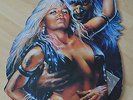 Warlock-Triumph and Agony Aufsteller mit Picture Disc Doro Pesch