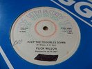 Flick Wilson KEEP THE TROUBLES DOWN Ultra Records 1977 Killer Shaka ROOTS EX.