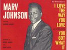 Vintage 45 EP PS MARV JOHNSON 