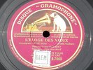 Yvette Guilbert I.Aïtoff L'éloge des Vieux & Verligodin 78 RPM 10'' NM