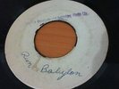 LARRY MARSHALL - RUN BABYLON / SOUND DIMENSION - VERSION - BLANK - VG   7