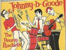 PENNY ROCKETS Johnny-b-Goode EP 45 early Australia R&R Festival FX-5055 1958