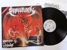 SEPULTURA - Morbid Visions / Bestial Devastation LP 1985/86 - Roadrunner *used