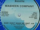 MASHEEN COMPANY Baby Don't SMOKE STACK RARE CHICAGO BOOGIE 12