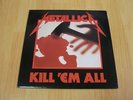 METALLICA - kill 'em all , 1990 korea vinyl lp , NM- / NM+
