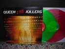 Queen Live Killers Japan Orig. 2LP INSERT GREEN & RED DISCS NM/NM