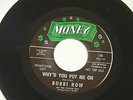 Bobbi Row & the English Men-Facts of Life & Why'd You Put-45 RPM MONEY PROMO-EX