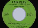 70s/Sweet Soul 45 JUSTICE DEPT. Come Back Baby FAIRPLAY HEAR