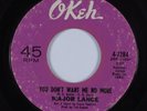 Northern Soul 45 MAJOR LANCE You Don't Want Me No More OKEH HEAR