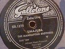 AFRICAN 78 RPM SOUTH AFRICA MANHATTAN BROTHERS VOCAL GROUP GALLOTONE LISTEN