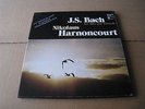 HARNONCOURT BACH COMPLETE UNACCOMPANIED 6 CELLO SUITES HARMONIA MUNDI 3 LP BOX