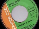DERRICK MORGAN/SKINHEAD REGGAE/NUBEAT 45/HEY GIRL HEY BOY - MUSIC IS THE FOOD