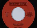 Funk Soul 45 CARL TEMPLE Soul Day Theme BRIGHER WORLD NM HEAR