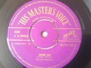 Elvis Presley Hound Dog HMV UK 1956 Single Gold Print Super Upgrade Rock N Roll
