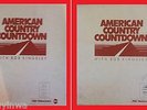 Bob Kingsley AMERICAN COUNTRY Top 100 COUNTDOWN of 1983 12/24/83 & 12/31/83 8 LP