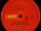 AC/DC-You Shook Me All Night Long/What Do You Do For Money Honey-OZ 45-ALBERT