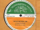 BBC TRANSCRIPTION DISC Top Of The Pops 398 LP UK 1972 SLADE NAZARETH SWEET Mint