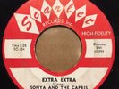 Sonya & The Capris on Scarlet  R&B GIRL GROUP DOO WOP 45 super rare