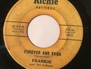 FRANKIE & THE C-NOTES Forever And Ever / Fade Out 45 Doo Wop R&B Soul Richie
