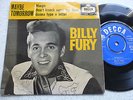 BILLY FURY EP..MAYBE TOMORROW..LOVELY UK ISSUE YELLOW PIC/SLEEVE. DECCA DFE 6597