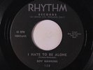 ROY HAWKINS: I Hate To Be Alone / Lonesome Without You 45 rare Blues & R&B