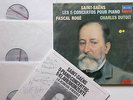 SAINT-SAENS 5 Piano Concertos ROGE/DUTOIT 3 LP SIGNED COPY Decca 591179