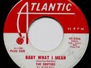 THE DRIFTERS: BABY WHAT I MEAN / ARETHA - NORTHERN SOUL DANCER PROMO 45rpm