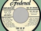 DIKES Light Me Up / Don't Leave Poor Me 45rpm Federal 1955 WLP bio label