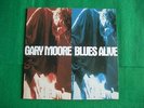 GARY MOORE - blues alive 2 lps THIN LIZZY , 1993 korea vinyl lp , EX+ / NM+, NM