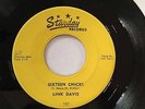 LINK DAVIS SIXTEEN CHICKS / GRASSHOPPER ROCK ROCKABILLY RARE  45 STARDAY 242