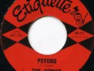 SONICS PSYCHO & WITCH ORIGINAL 1964 ETIQUETTE SEATTLE GARAGE ROCK 45 ? MAD MIKE