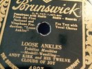 HOT 78 RPM Kansas City jazz ANDY KIRK Brunswick 4803 NEAR MINT Loose Ankles