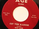 RICKY ALLEN-CUT YOU A-LOOSE /FAITH-R&B 45 on AGE  VG+