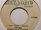 WINSTON STEWART / WAILERS - the time i spent b/w i'm gonna put it on COXSONE 45