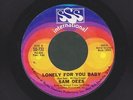 SAM DEES lonely for you baby RARE NORTHERN SOUL 45 on SSS