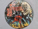 Original vintage Iron maiden vinyl LP The Number of the Beast USA pic disc MINT